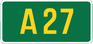UK A27 sign.png