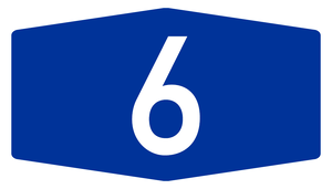Germany A6 Sign.png