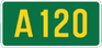 UK A120 sign.png