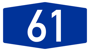 Germany A61 Sign.png