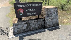 Jackson John D Rockefeller Jr Memorial Parkway sign.jpg