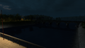 Vienne River at night