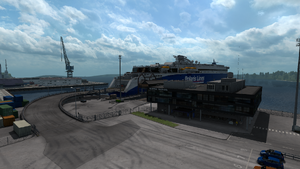 Ferry port