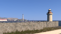 Borbonico Lighthouse (on the right) and San Cataldo Lighthouse (on the left)