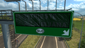 Sign on an Italian interchange prior to West Balkans release