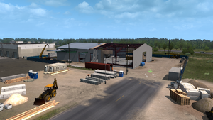 Warehouse construction site