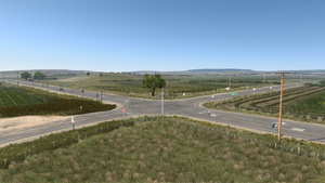 US 87 / MT 19 / MT 200 junction