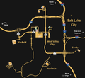 With 9 screenshots taken from the in-game map, Salt Lake City was one of my largest ATS city map created on August 19, 2022, prior to my other maps of Texas.