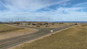 US 191 / MT 66 junction