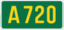 UK A720 sign.png