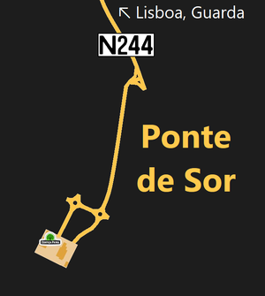 Ponte de Sor map.png