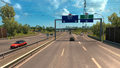 Approaching the junction with the N104 (as well as A104)