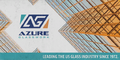 An advertisement for Azure Glasswork