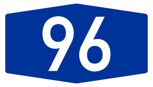 Germany A96 Sign.png