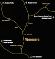 I am placing Woomera as my largest city map created in ET 2 by file size (114 KB). This map was unfinished before I uploaded most of the ET 2 maps to the wiki. Along with Cumbre, this map was finally uploaded on June 12, 2022.