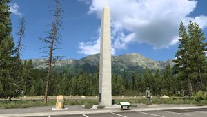 East Glacier Park Marias Pass Obelisk.jpg